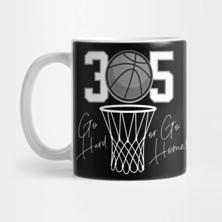 305 Miami Basketball Hoops Mug